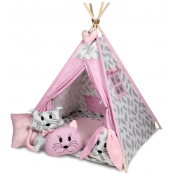 Namiot TIPI TEEPEE 4 poduszeczki zawieszka+mata